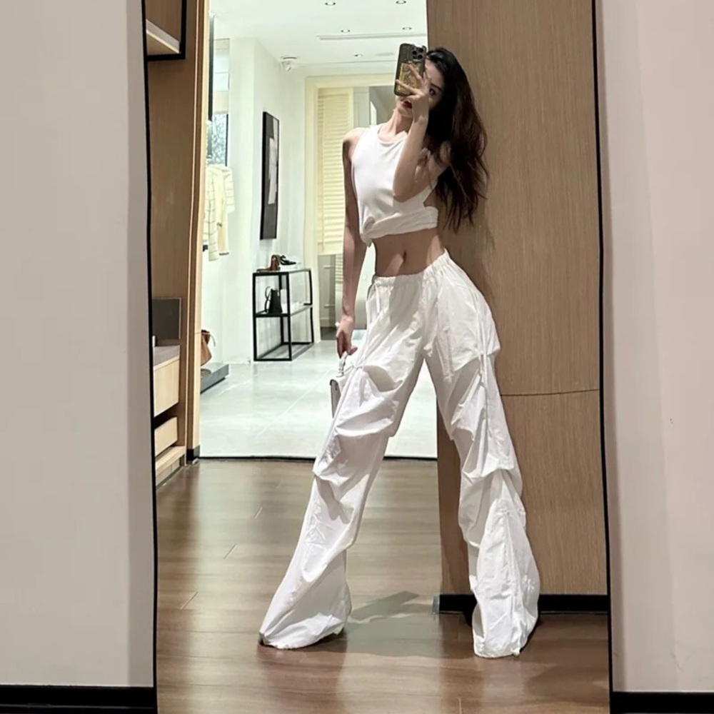 White Cargo Pants